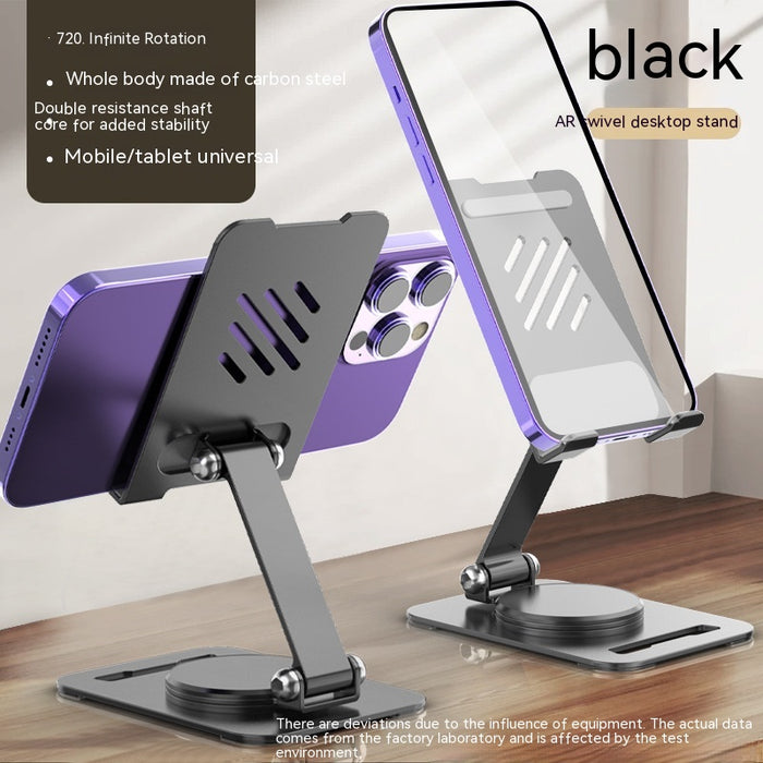 Rotating Desktop Phone Stand — Black