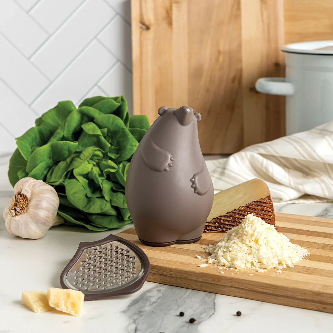 OTOTO Barry Bear Grater with Collection Compartment
