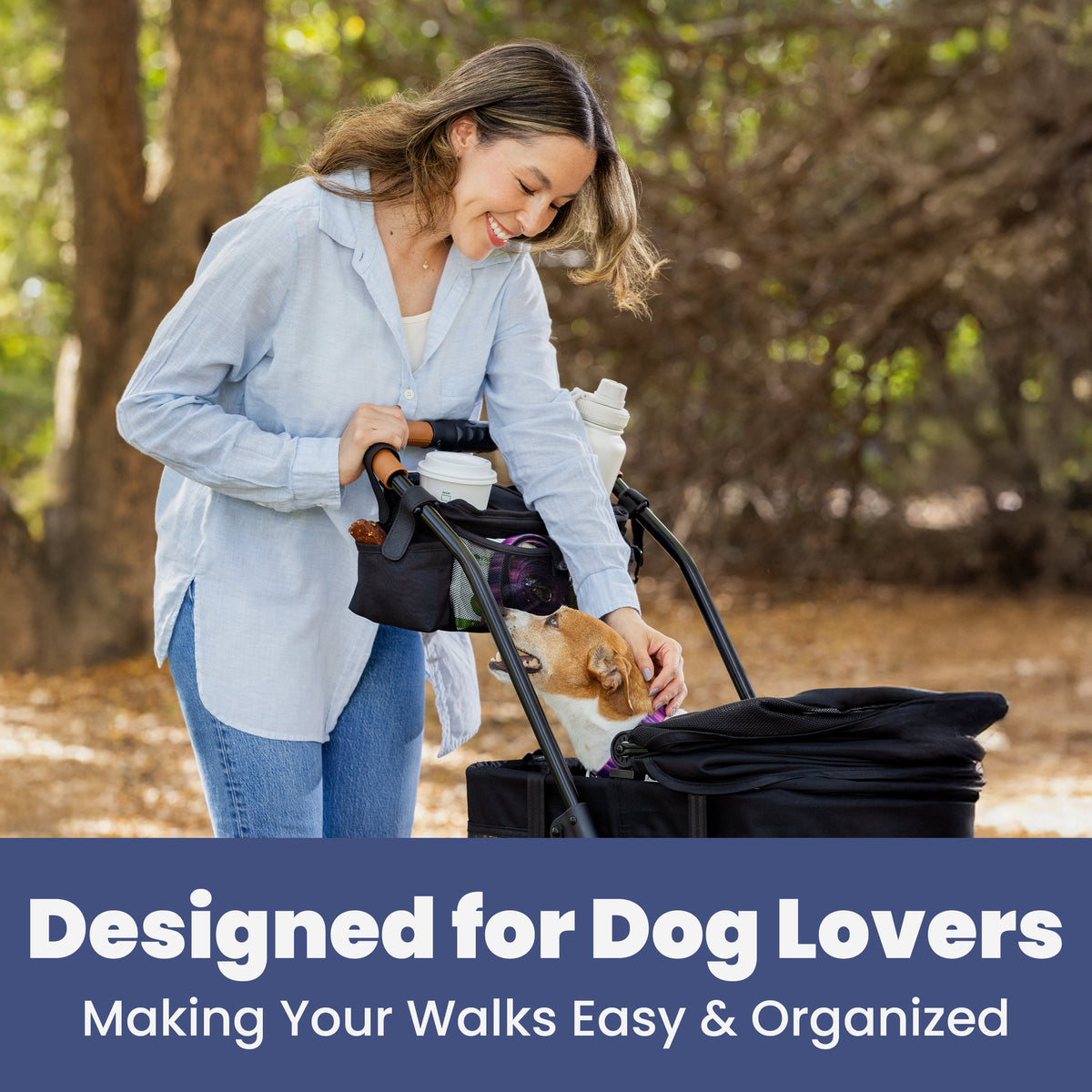 Rubyloo Dog Stroller Caddy Organizer