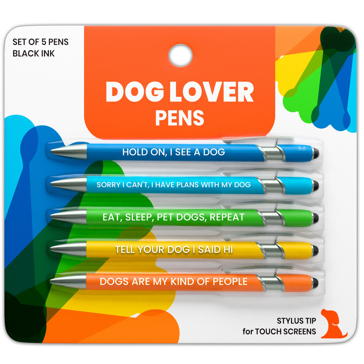 Dog-Themed Stylus Pen Sets
