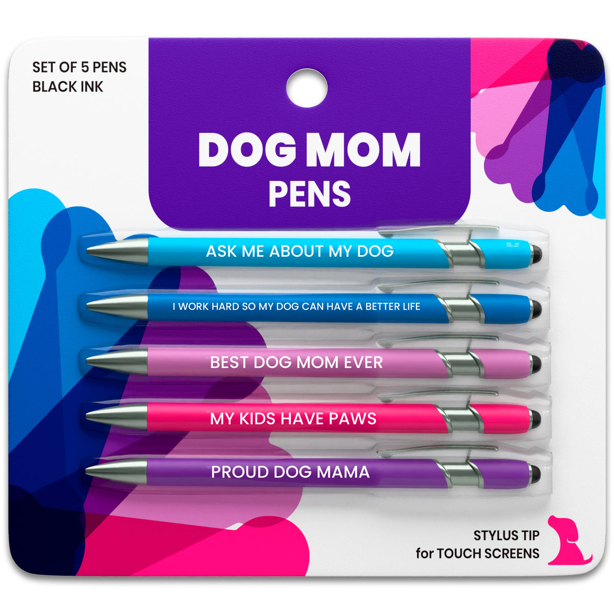 Dog-Themed Stylus Pen Sets