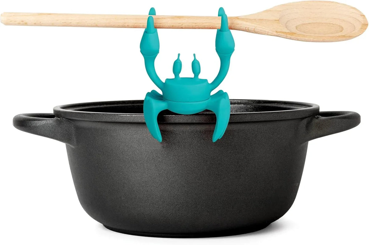 OTOTO Aqua Crab Silicone Spoon Holder & Steam Releaser